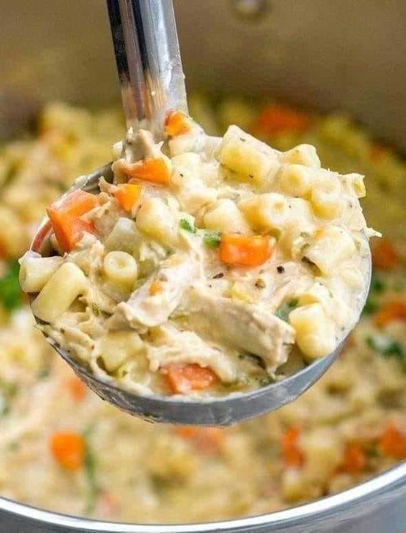 Cozy Chicken Parmesan Noodle Soup