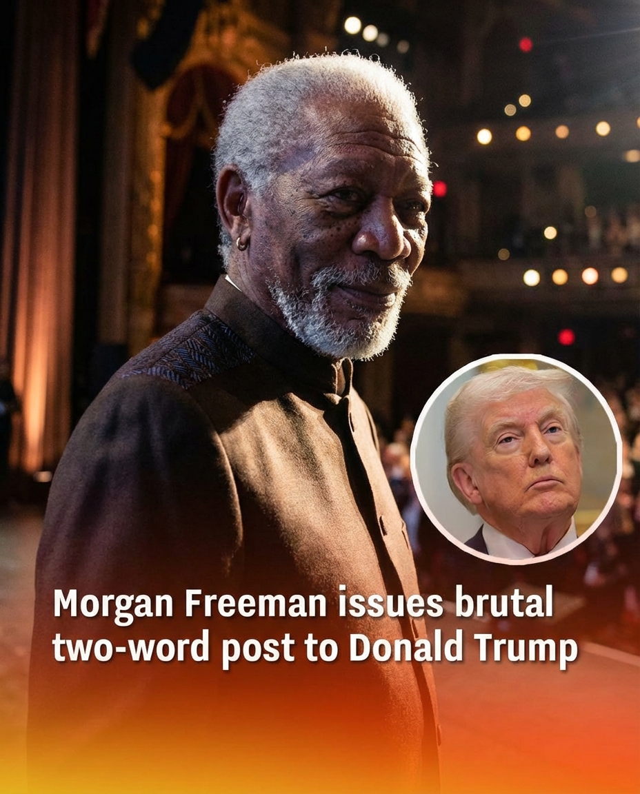 Morgan Freeman’s Brief Social Media Post About Donald Trump Sparks Widespread Online Discussion