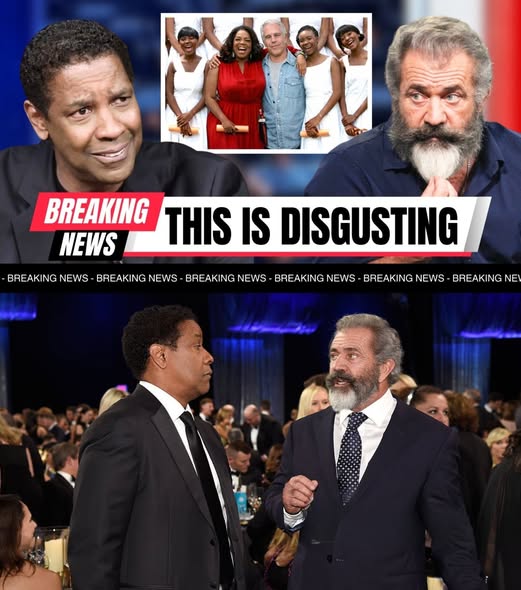 Denzel Washington & Mel Gibson Unite To EXPOSE Hollywood’s Epstein Connection