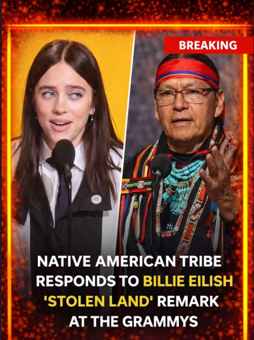 Native American tribe responds to Billie Eilish comments about ‘stolen land’ at the Grammys