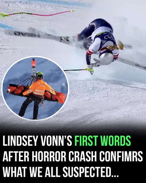 Coach reveals Lindsey Vonns first words after horror crash! – Story Of The Day!