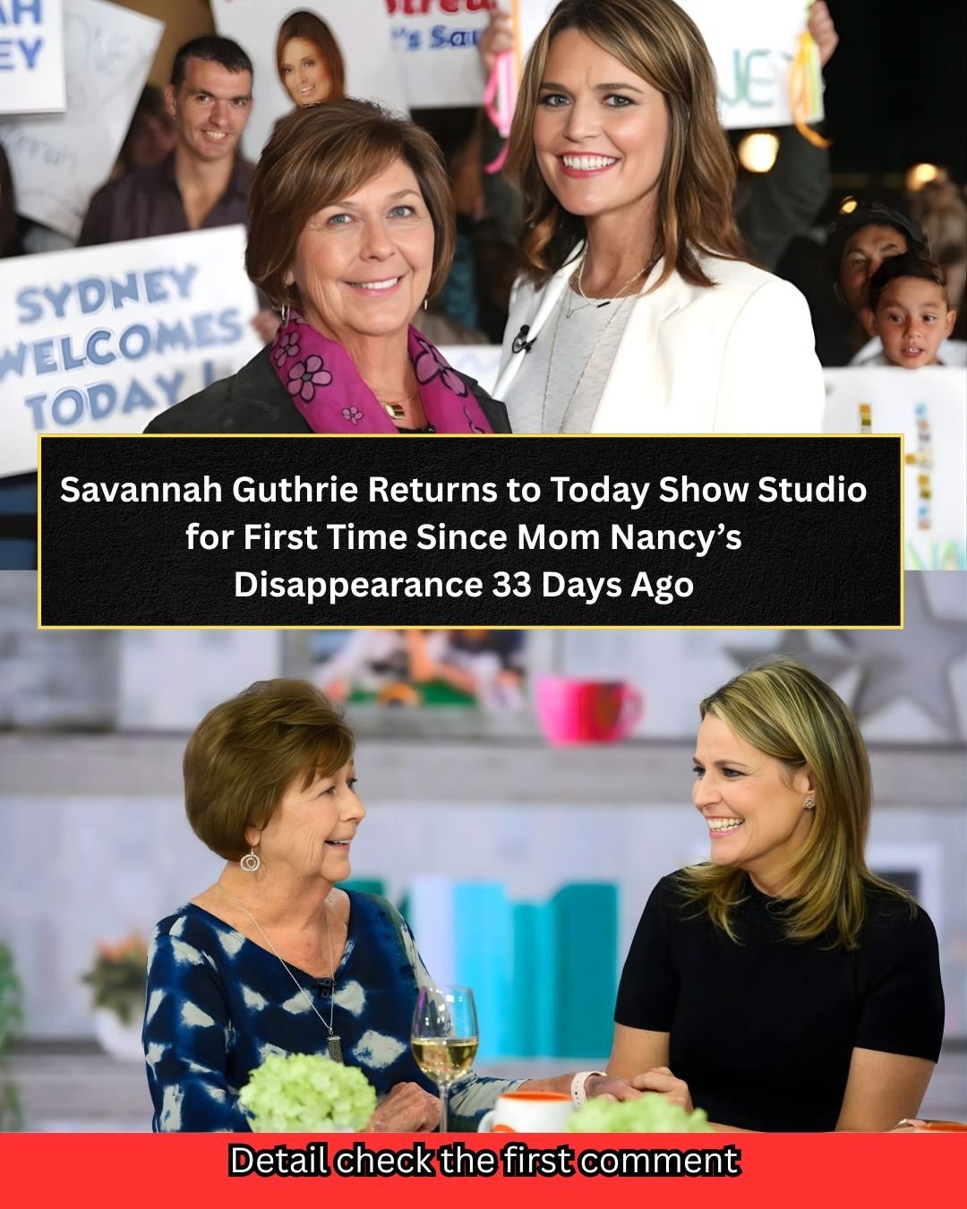 Savannah Guthrie Returns to Today Show Studio for First Time Since Mom Nancy’s Disappearance 33 Days Ago – story-veterans.com
