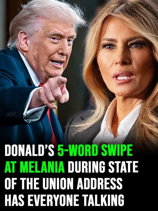 Donald Trumps 5 word swipe at Melania during State of the Union address has everyone talking! – story-veterans.com