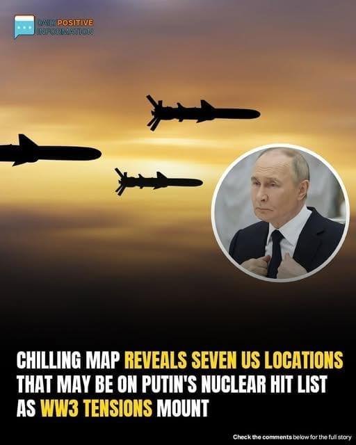 Doomsday map ‘leaked’: These 7 U.S. cities are Put!n’s pr!me nuc!ear targets – story-veterans.com