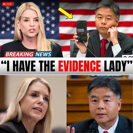 Ted Lieu CATCHES Pam Bondi Lying Under Oath — “Explain This Document You Said Doesn’t EXIST”.DB7 – story-veterans.com