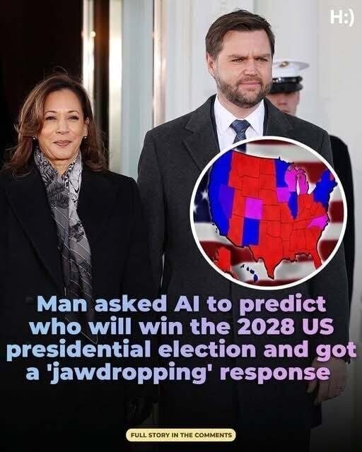 Man Turns to AI for 2028 US Presidential Prediction and Receives a Jaw-Dropping Response, Sparking Shock, Debate, and Curiosity Online, Leaving Viewers Stunned by What the AI Suggested, Raising Questions About Technology, Human Fascination with the Future, and How Far People Will Go to Seek Answers That Might Never Truly Exist – Usa Fresh News