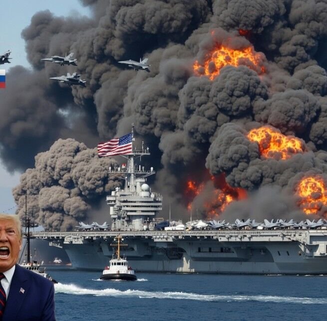 BREAKING: Shocking reports are circulating that a Russian Su-57 stealth fighter pilot has allegedly carried out a devastating strike on a U.S. aircraft carrier reportedly transporting more than 700 tanks. – story-veterans.com