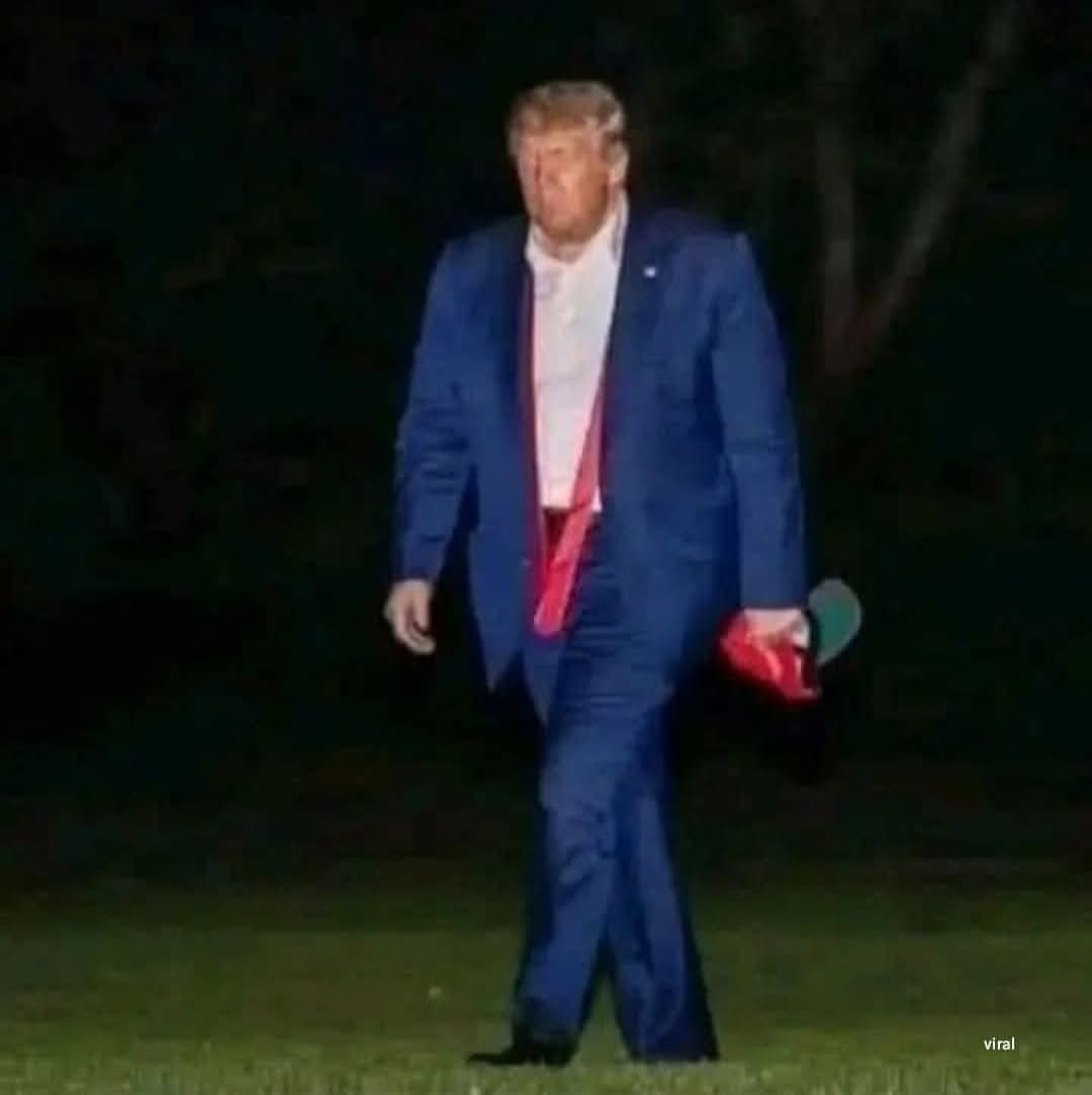 Late-Night Sighting: Trump Spotted With Mysterious Item – QuickStory