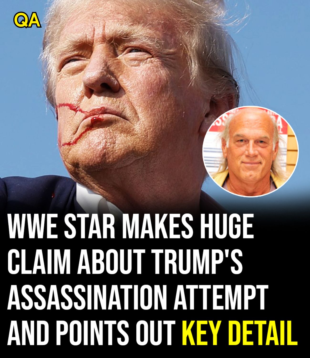 HT15. WWE star makes huge claim about Trump’s assassination attempt and points at key detail – NewsMedia