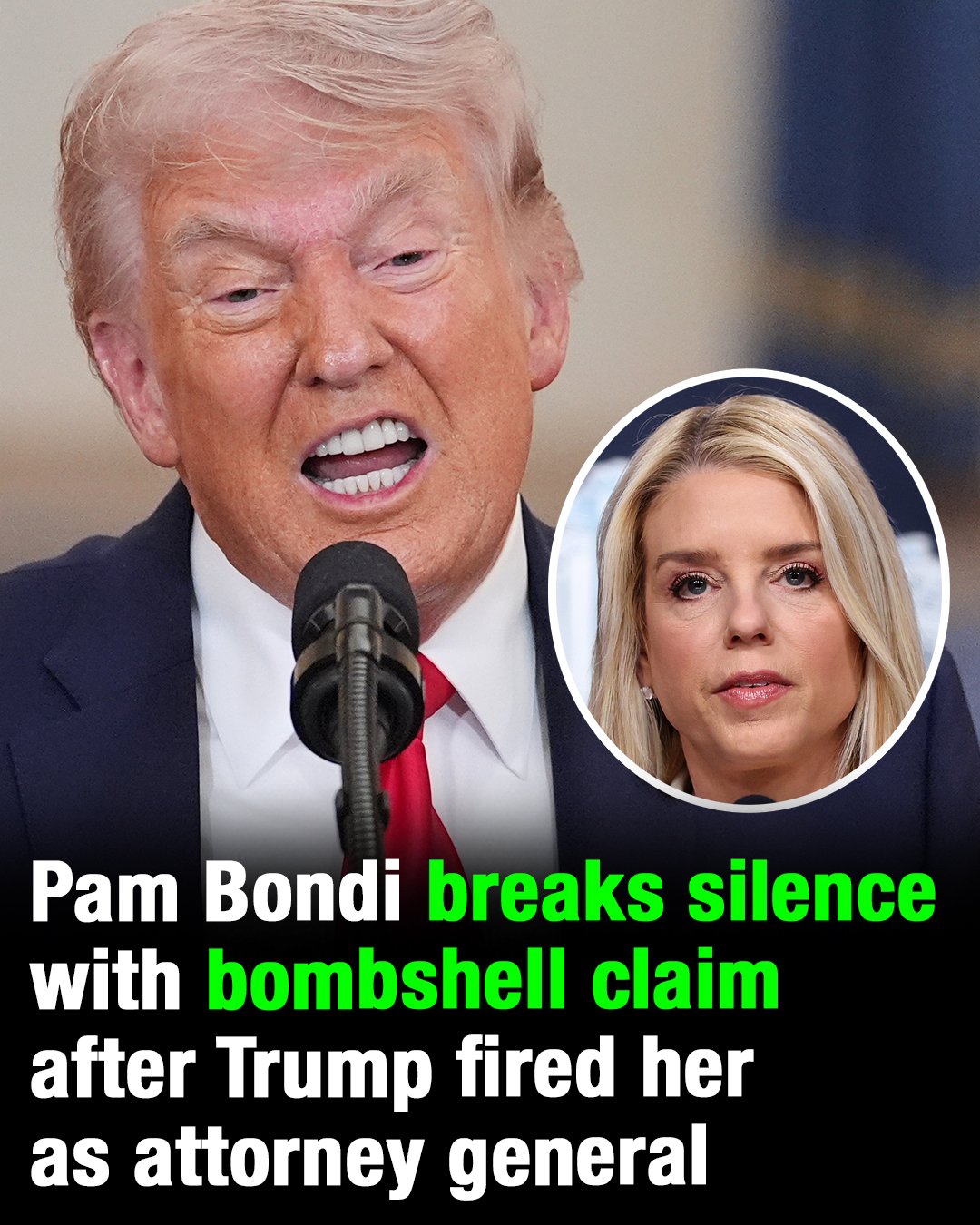 Pam Bondi breaks silence with bombshell claim after Trump fired her as attorney general – story-veterans.com