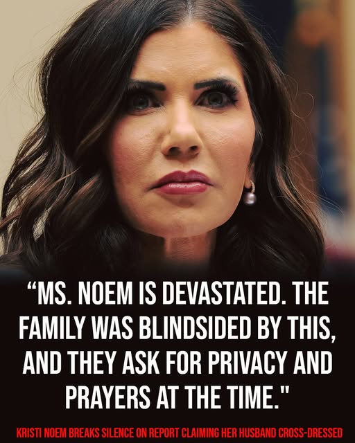 SHOCKING SCANDAL, Kristi Noem Breaks Silence After Explosive Allegations About Husband Surface – Story Of The Day!