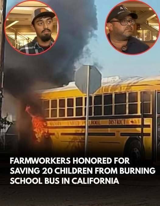 Two Local Heroes Honored After Rescuing Students From Burning School Bus in California – story-veterans.com