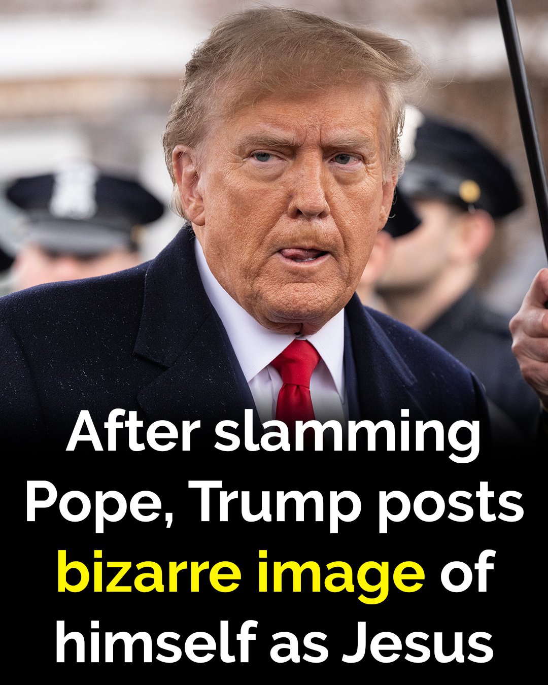 After slamming the Pope, Trump posts image of himself as Jesus – story-veterans.com