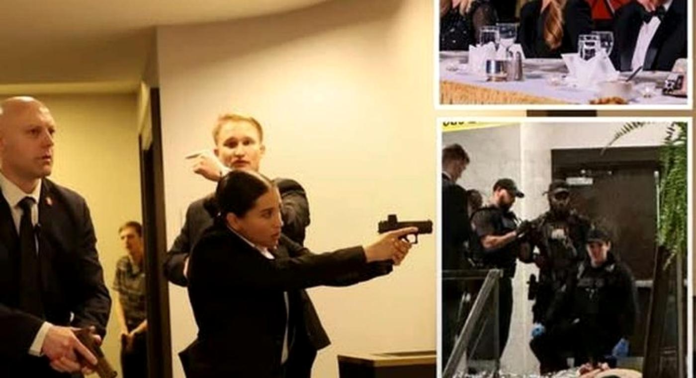 Chaos at White House Correspondents’ Dinner as gunman storms hotel, opens fire outside ballroom and Trump is evacuated – usanews.net